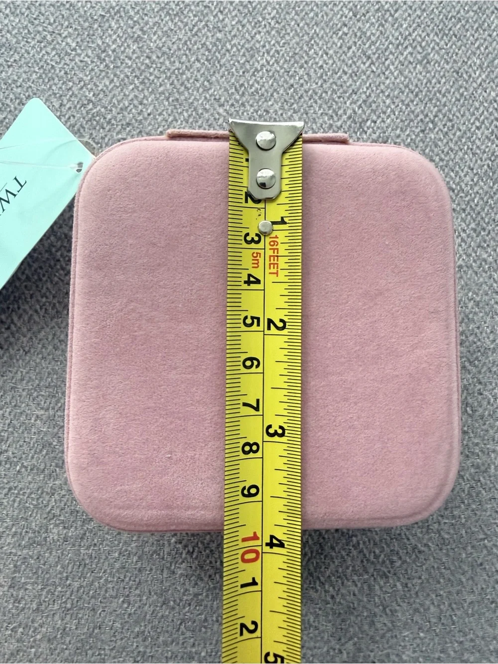 TWINKLE Dusty Pink Travel Jewelry Organizer NWT